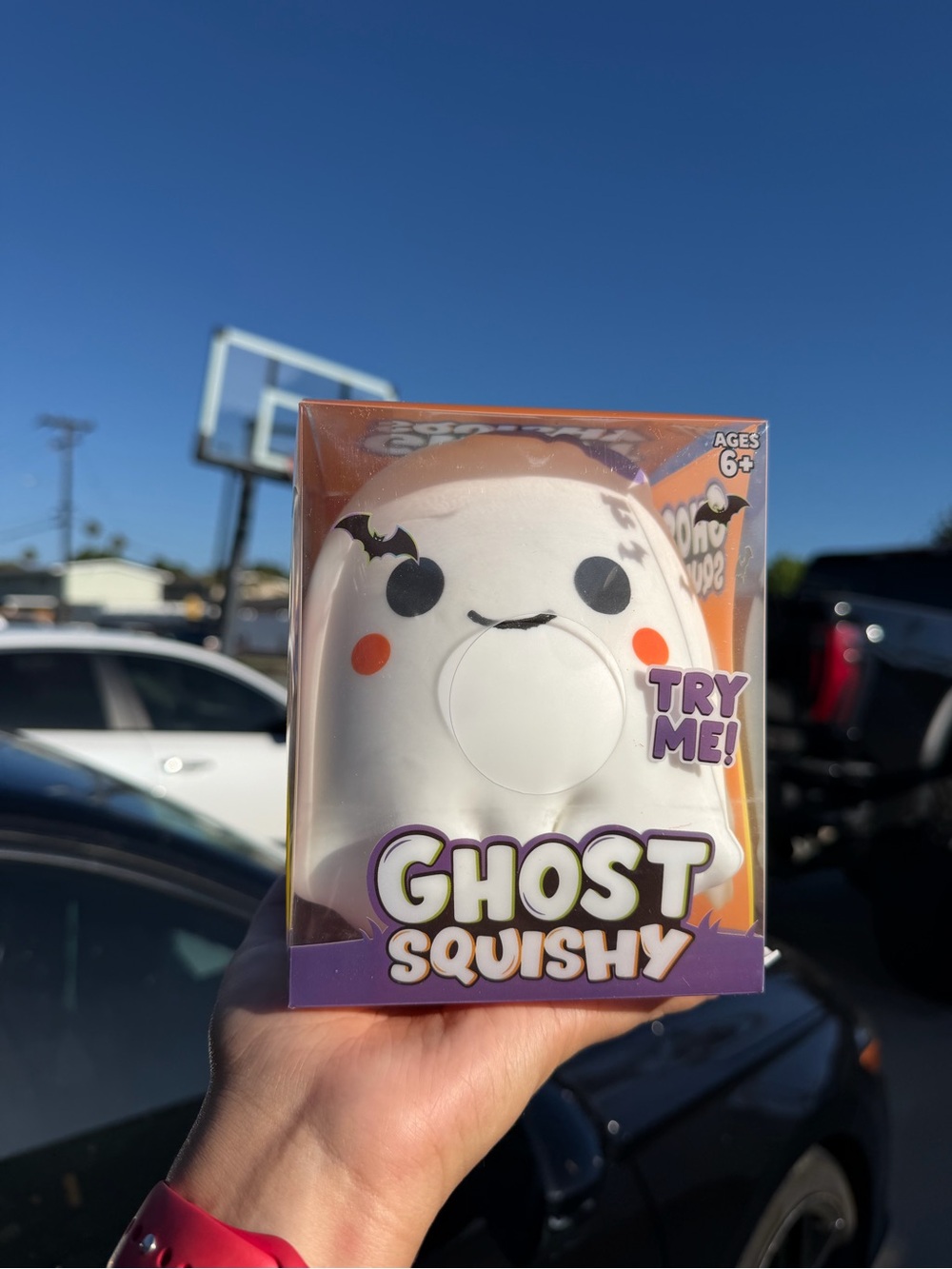 Girl Ghost Squishy Soft Stress Toy - White Halloween